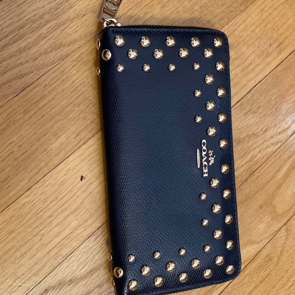 Coach studded wallet
